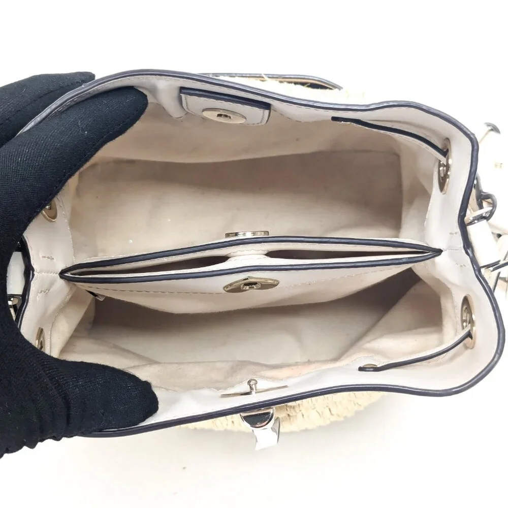 KATE SPADE Wicker Straw Bucket Bag - Picture 11 of 16